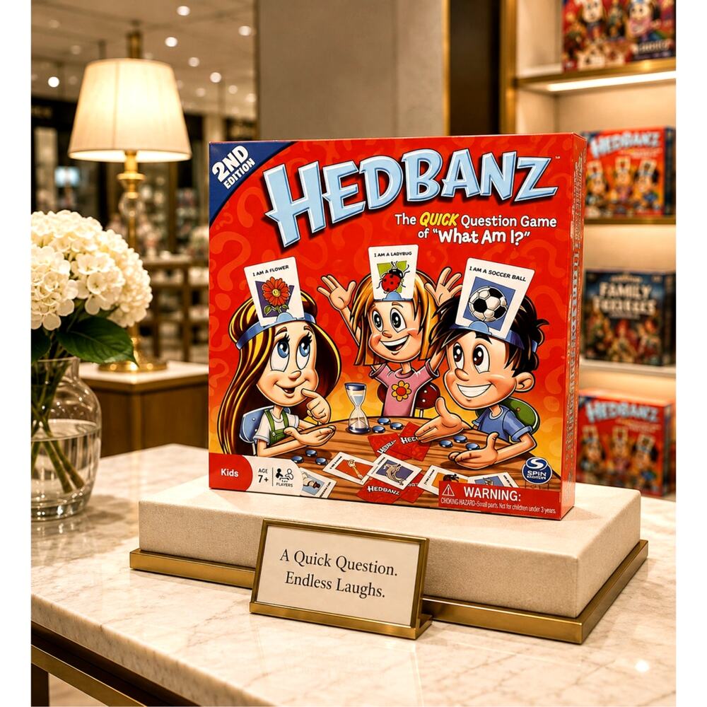 Hedbanz: A Quick Question Picture Guessing Family Game for Game Night